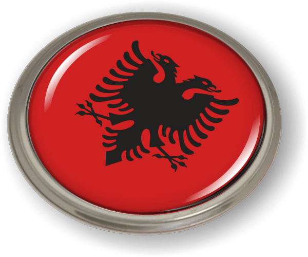 Albania Flag - Country Emblem